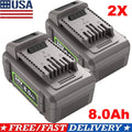 2X 8.0Ah Li-Ion Battery Replacement for FLEX 24V FX0221-1 FX0331-1 FX0341-1