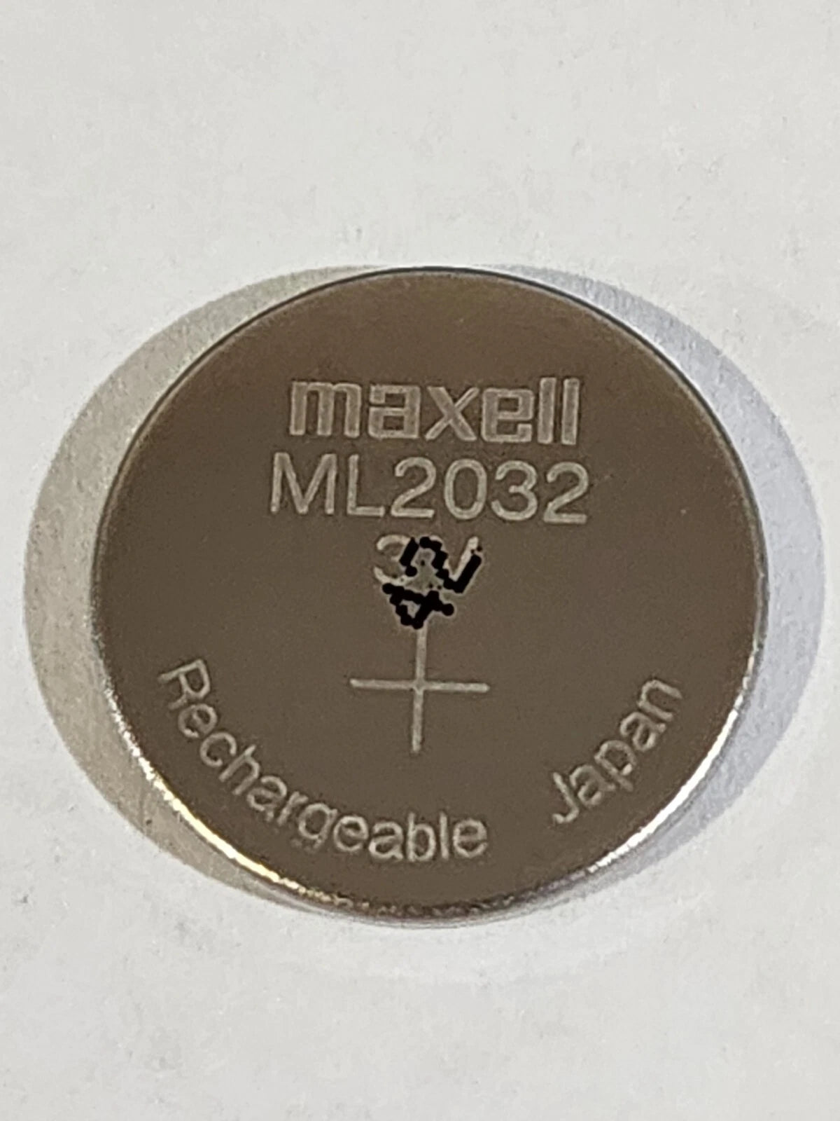 2 pc ML2032 ML 2032 3v RECHARGEABLE LITHIUM BATTERY MANUFACTURED 02/2024