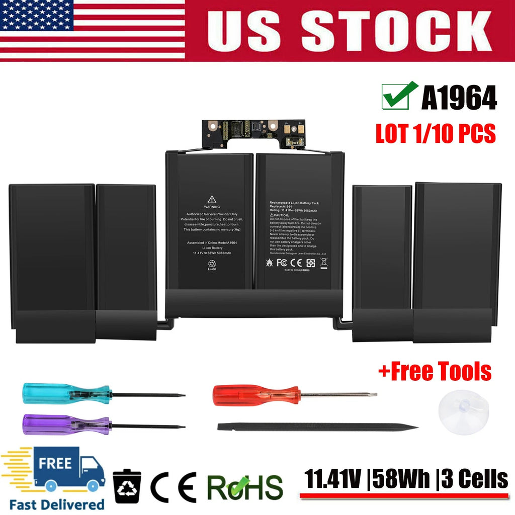 ?LOT A1964 A1989 Battery for Apple MacBook Pro 13"A1989 Mid 2018 2019 A2251 2020
