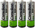 4 Camelion AA Ni-CD 800mAh 1.2V Rechargeable Solar Batteries