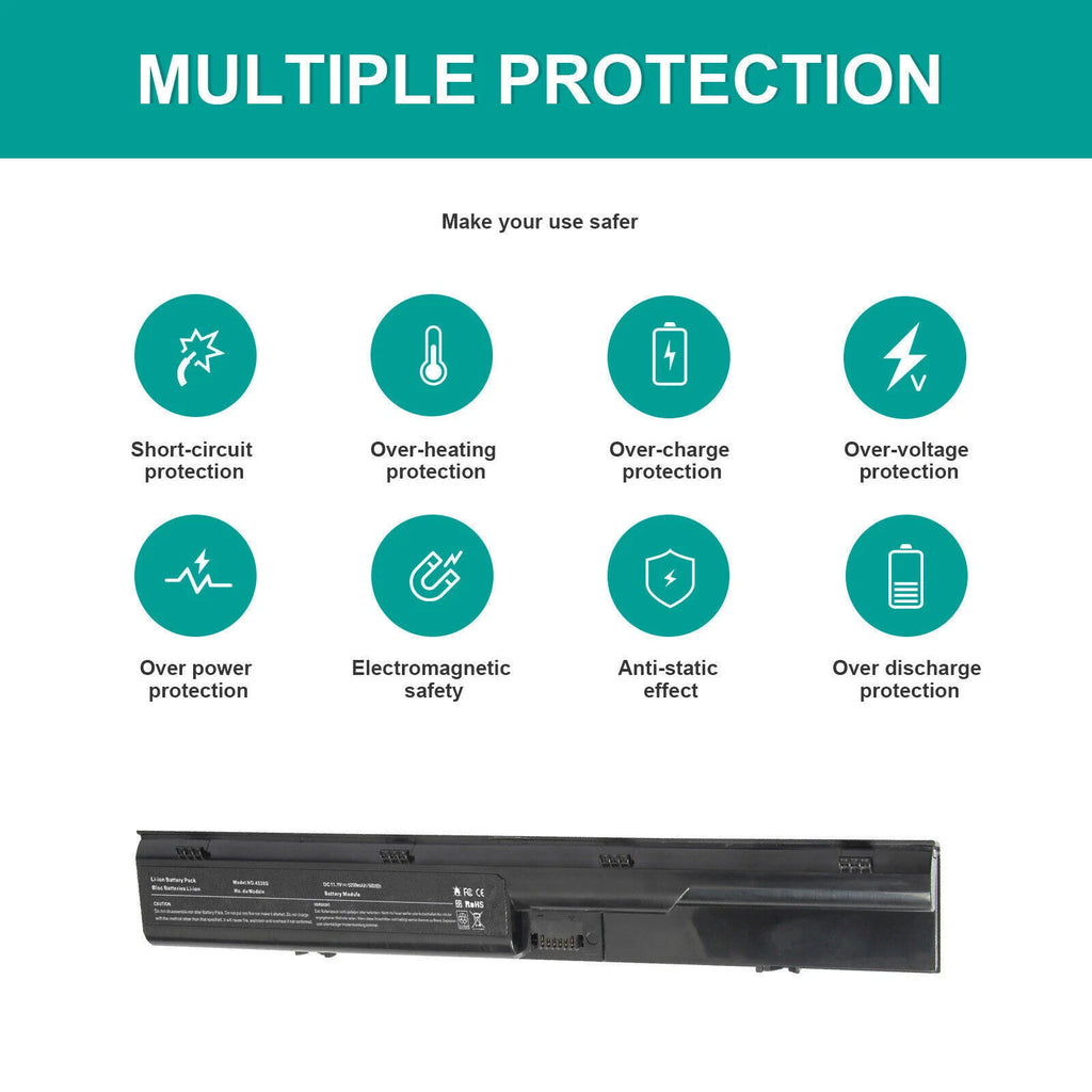 Laptop Battery for HP ProBook 4330s 4331s 4430s 4435s 4436s 4530s 4535s 4540s