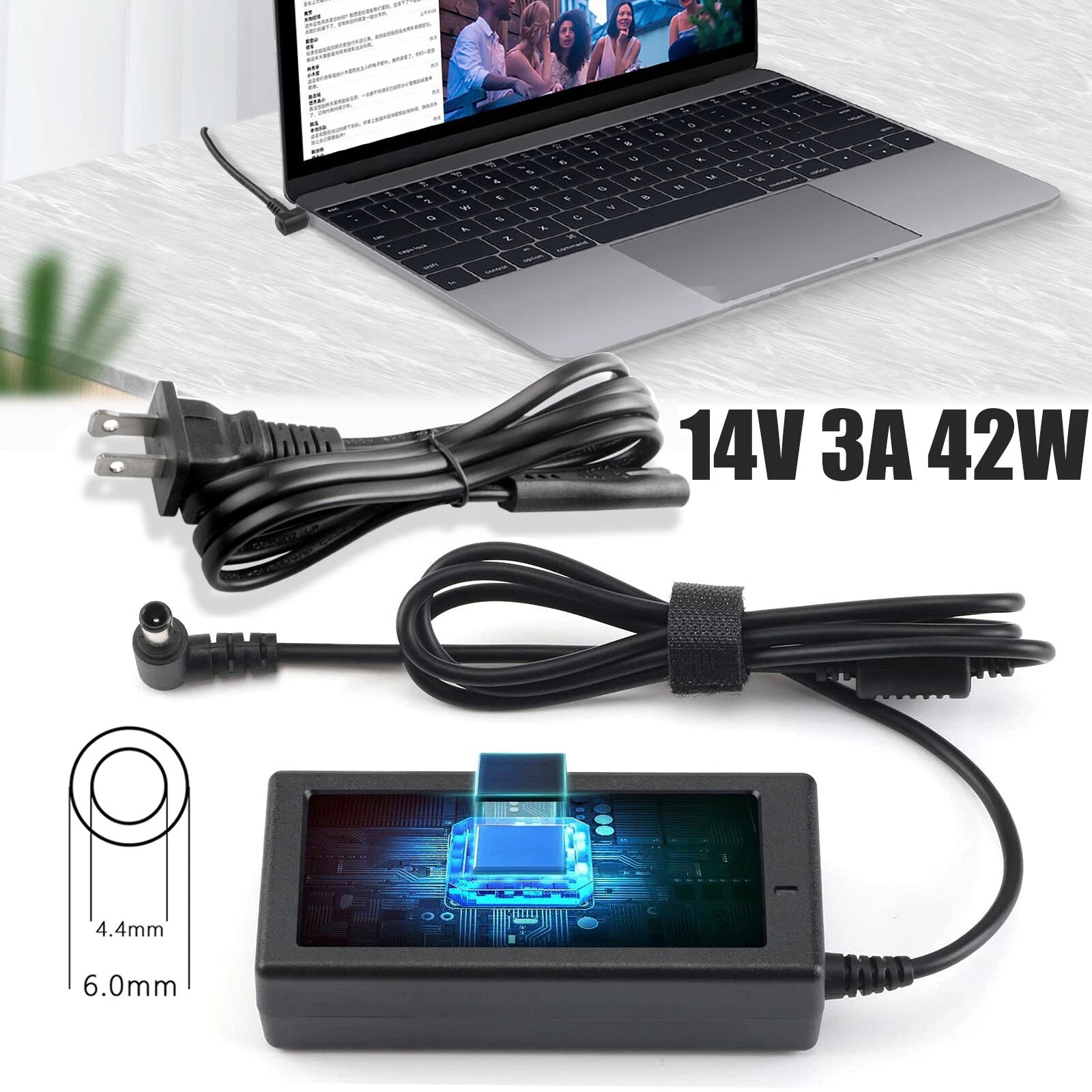 AC Adapter For Samsung S22B150N S22B300B S22B300H S22B310B Monitor Power Supply