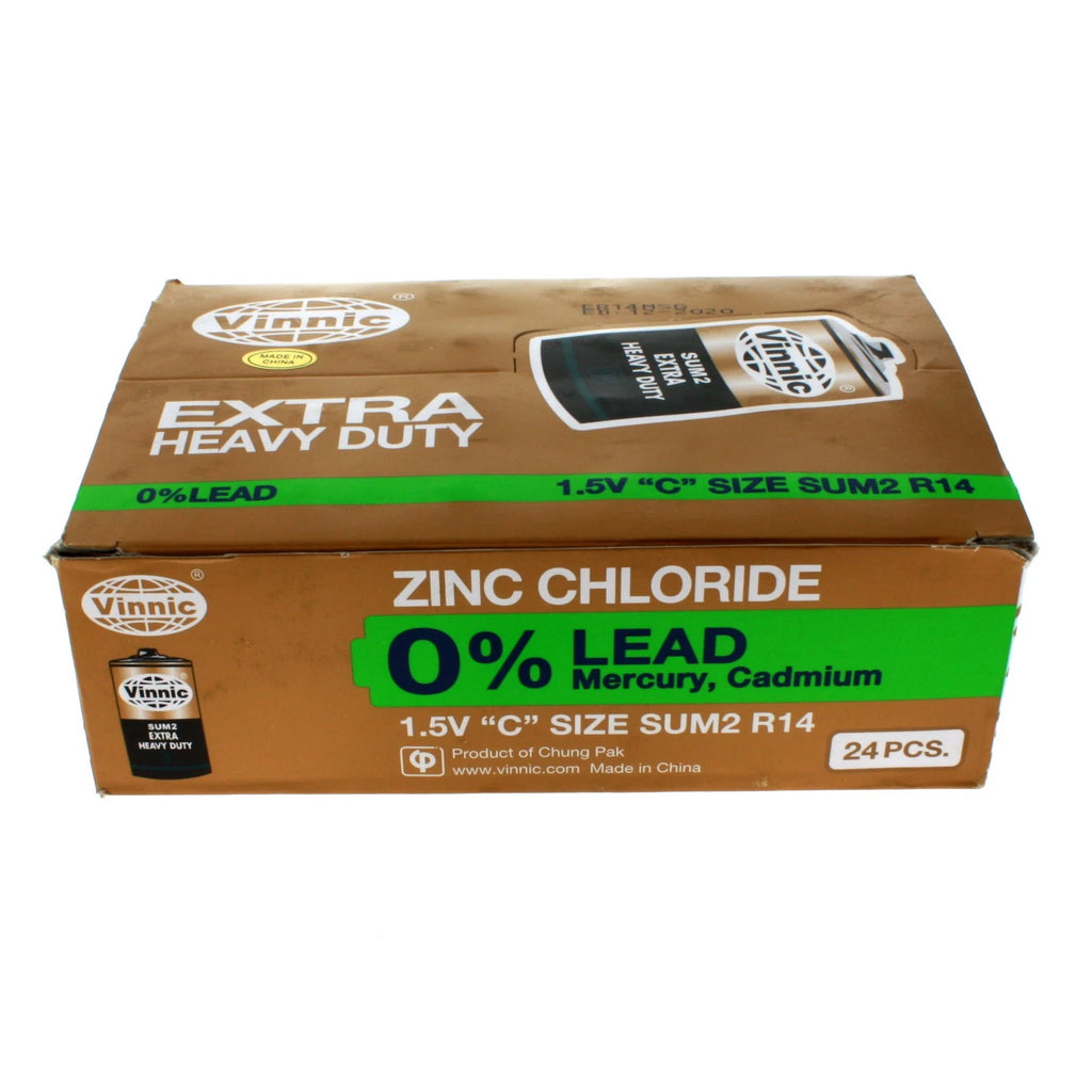 24pc VINNIC ER14MSG C Size Extra Heavy Duty Batteries MN1400 E93 14A AM2