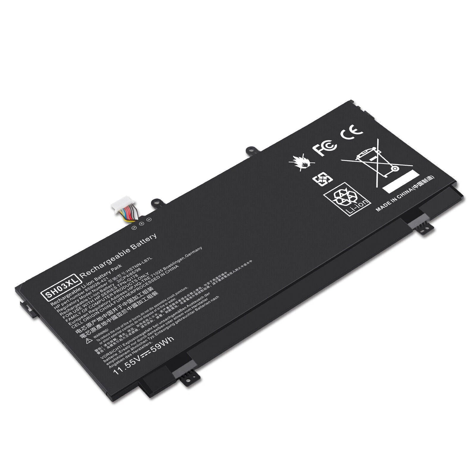 Battery For HP SH03XL SH03057XL HSTNN-LB7L 859026-421 859356-855 TPN-Q178