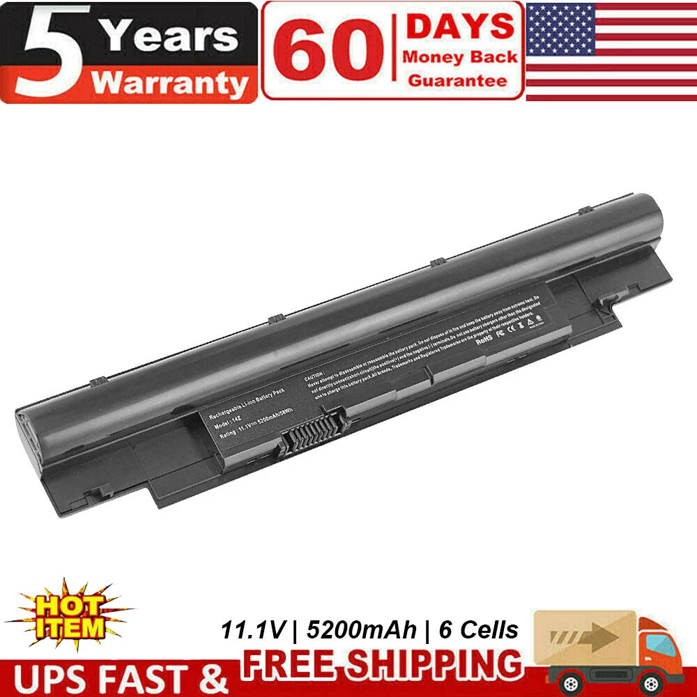 New For Dell Inspiron 268X5 14z N411z N311z Vostro V131 Laptop Battery