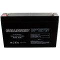 Exell 6V 7Ah SLA Battery Rechargeable AGM Compatible With UB670, D5734