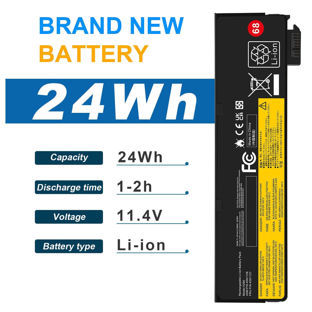 Lot 68 45N1775 Battery For Lenovo Thinkpad X240 T440 T450 T460 T470P T550 L450