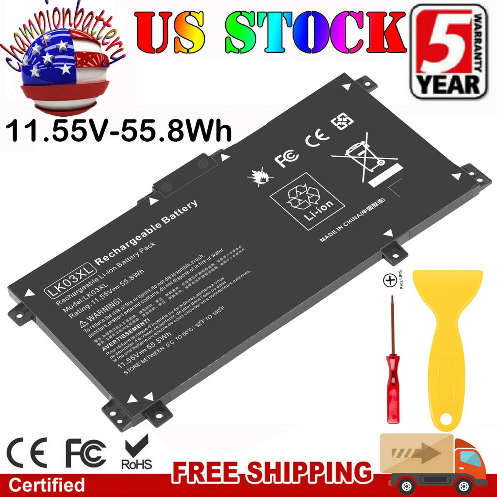 Battery For HP ENVY X360 15-BP 15m-cn0011dx 17M-BW0013DX 916368-541 916368-421