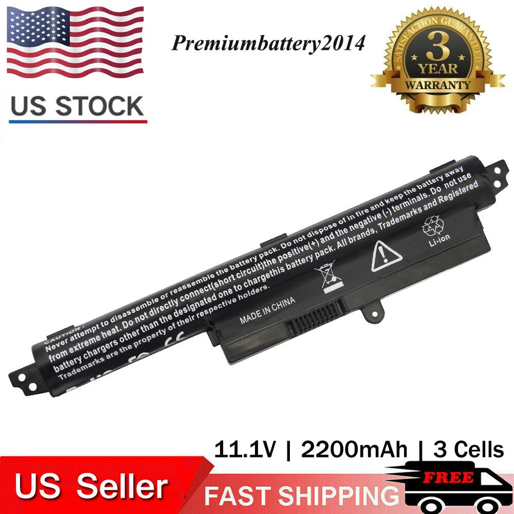 Battery for ASUS Vivobook X200CA X200M X200MA F200CA 11.6 Inch Series Notebook