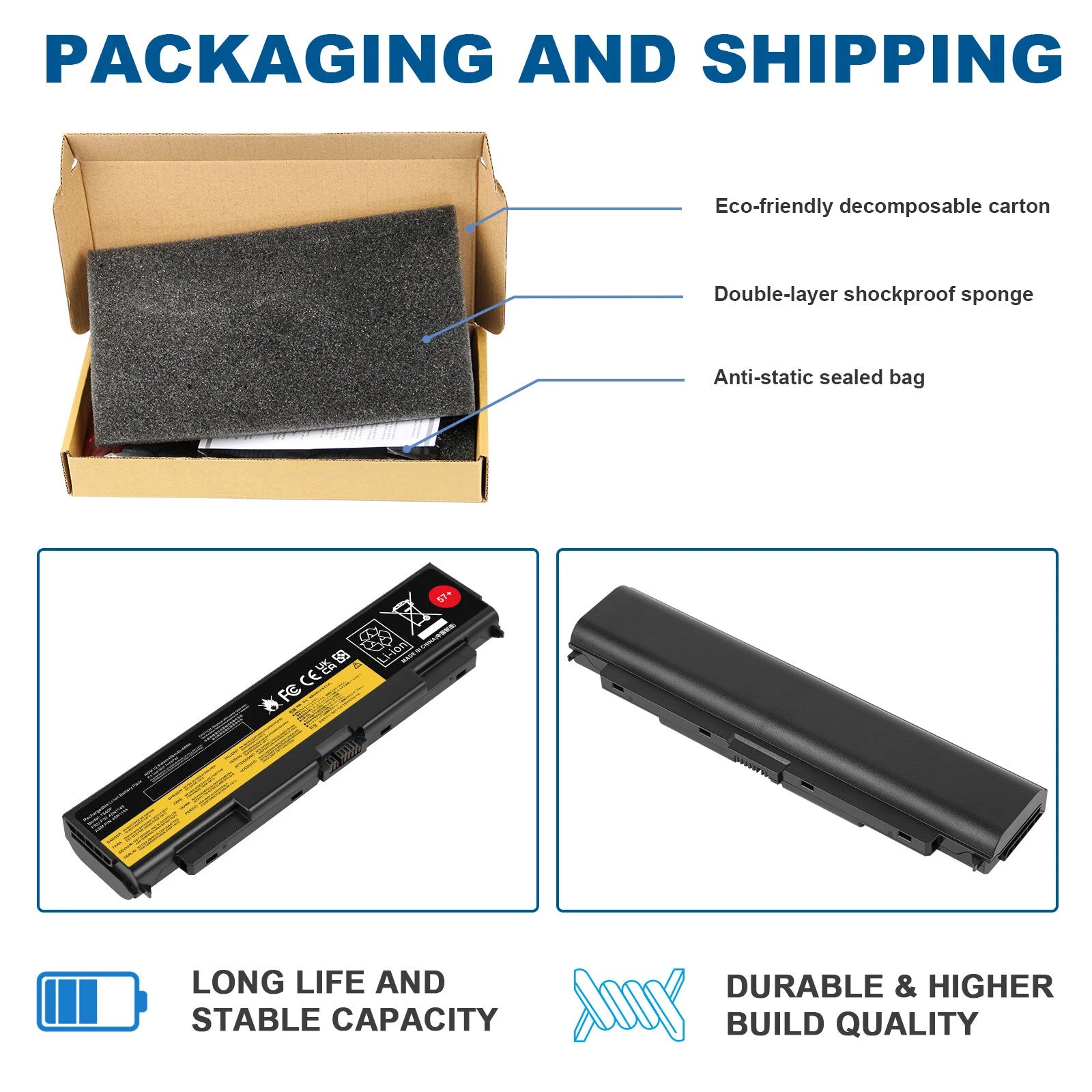 T440P T540P Battery for ThinkPad L440 L540 W540 0C52863 0C52864 45N1153 57+