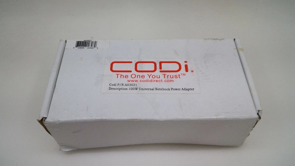 New CODi 100W Nine Tips Universal Notbook Power Adapter A03021