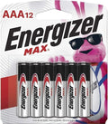 Energizer AAA Batteries (12 Count), Triple A Max Alkaline Battery