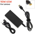 65W/90W Square Slim Tip For Lenovo ThinkPad IdeaPad Yoga Edge Charger Adapter US
