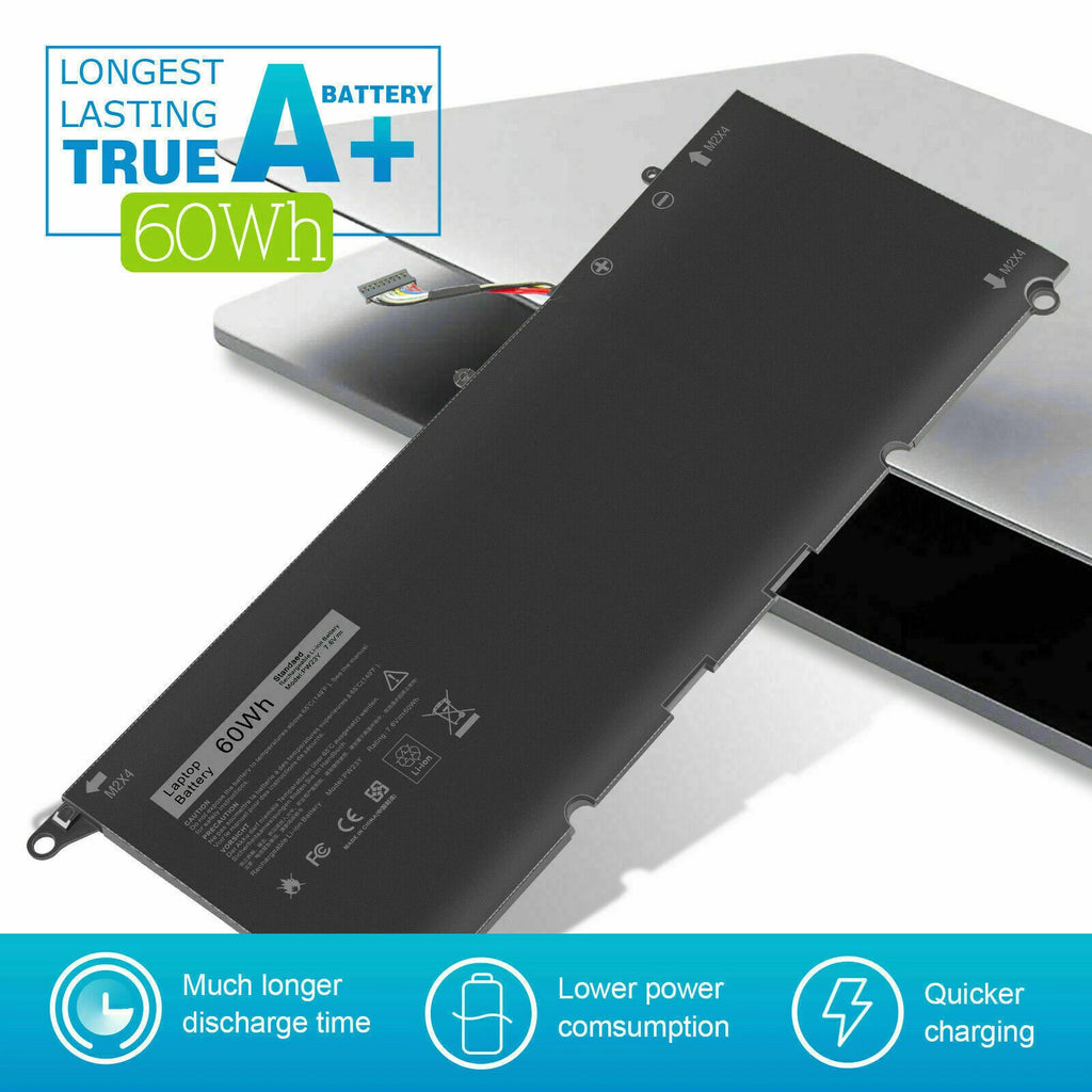 56WH 90V7W Battery For Dell XPS 13 9350 XPS 13 9343 series JD25G 0DRRP 9OV7W