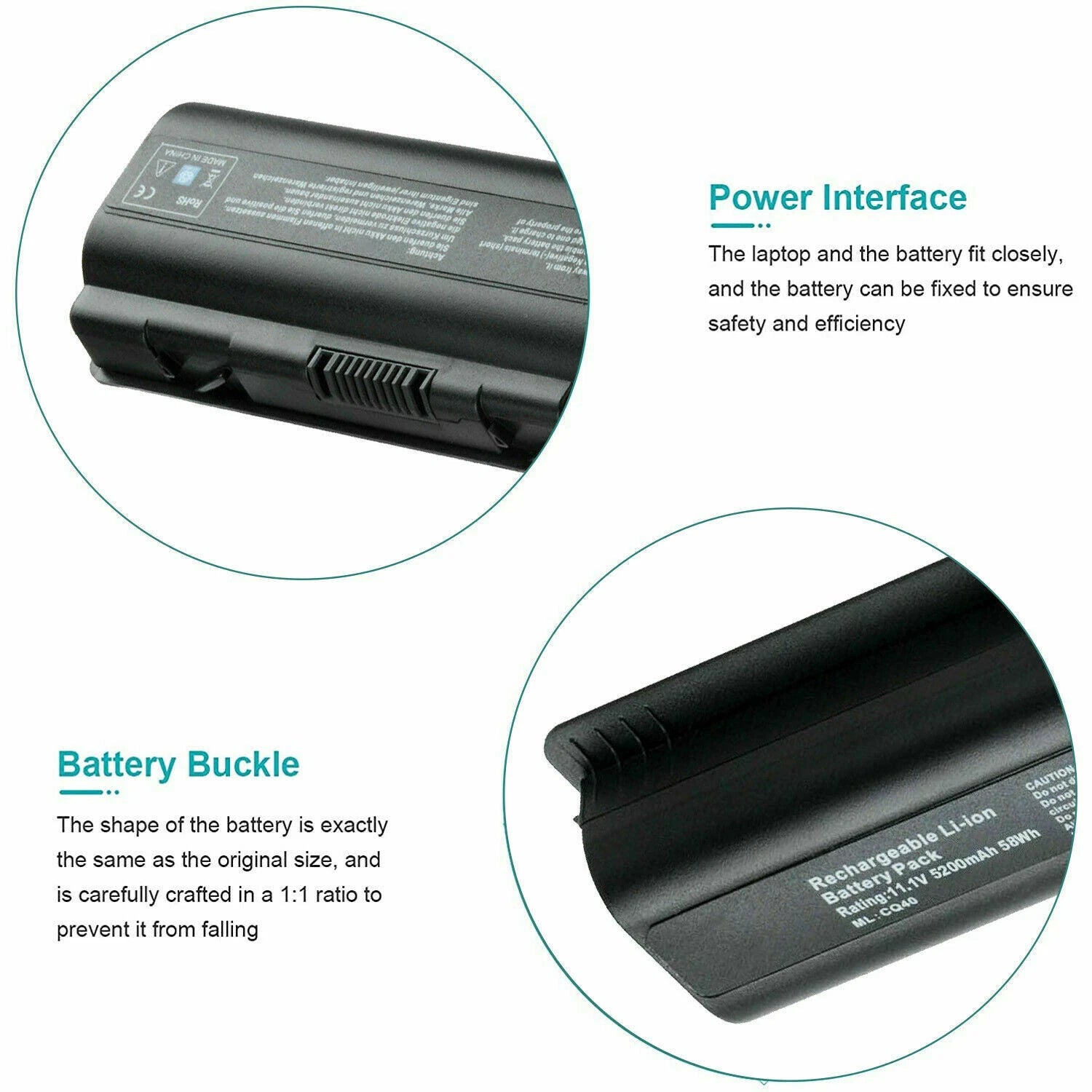 For HP G60-458DX Compaq Presario CQ60-615DX CQ60-211DX CQ60-210US CQ61 Battery