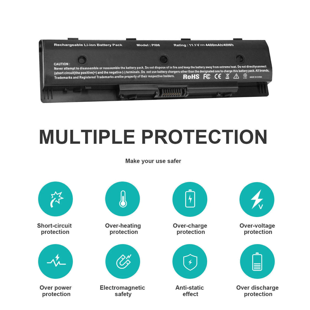 PI06 Battery for HP Envy 15 17 hstnn-yb40 710416-001 710417-001 P106 Notebook PC
