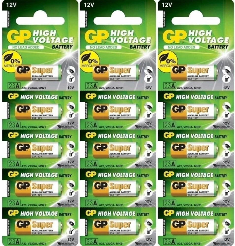 20 X GP23A 12V Remote Alkaline Batteries GP 23AE 21/23 A23 23A 23GA MN21 EXP2021