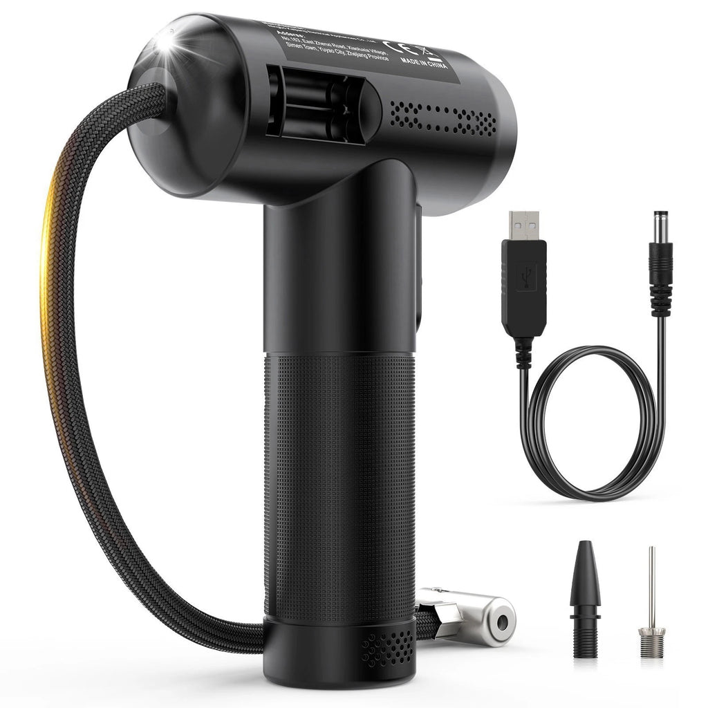 12V Digital Car Tyre Inflator Cordless Tire Air Compressor Pump USB Rechargeable