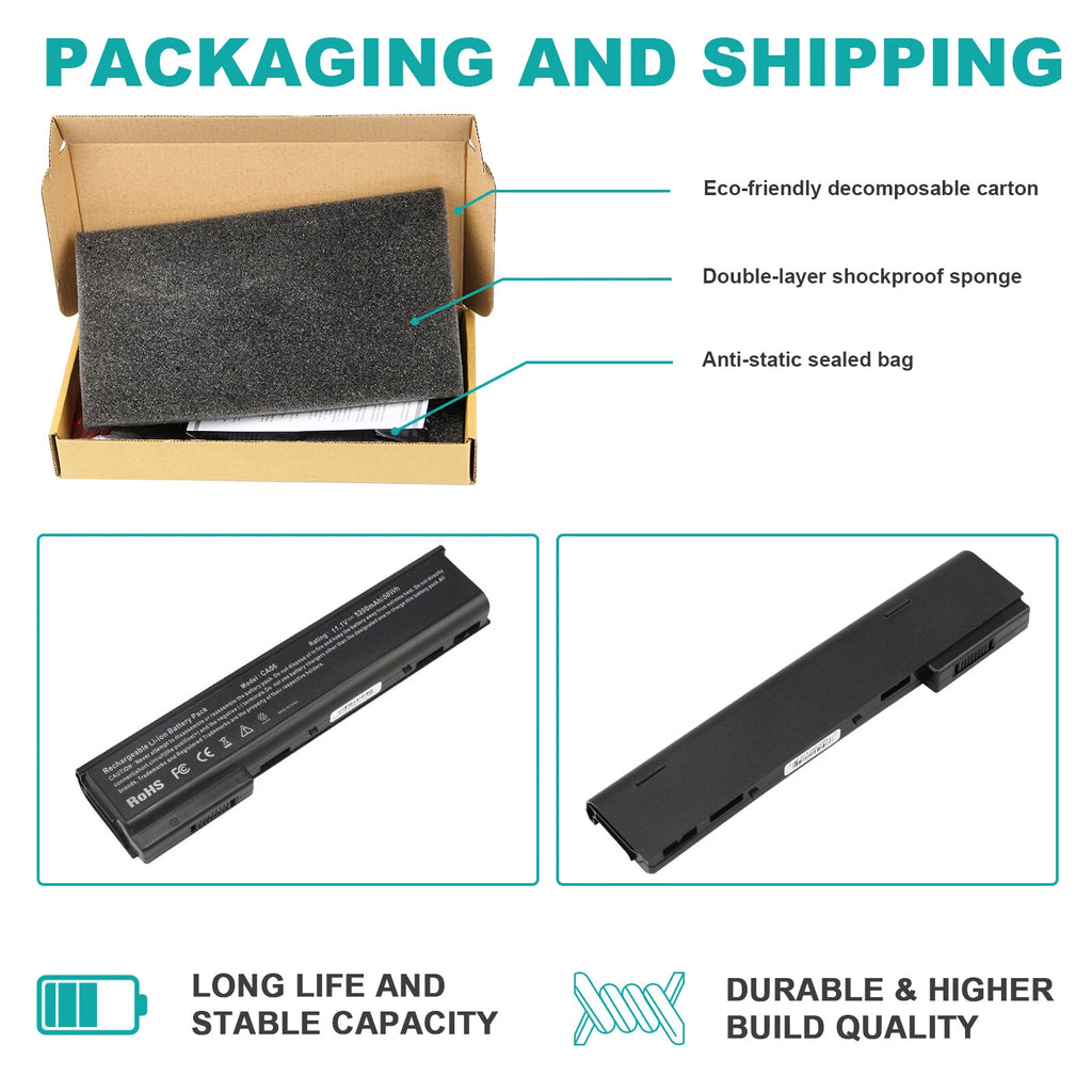 Lot CA06XL 718755-001 Battery for HP ProBook 640 645 650 655 G0 G1 HSTNN-DB4Y US