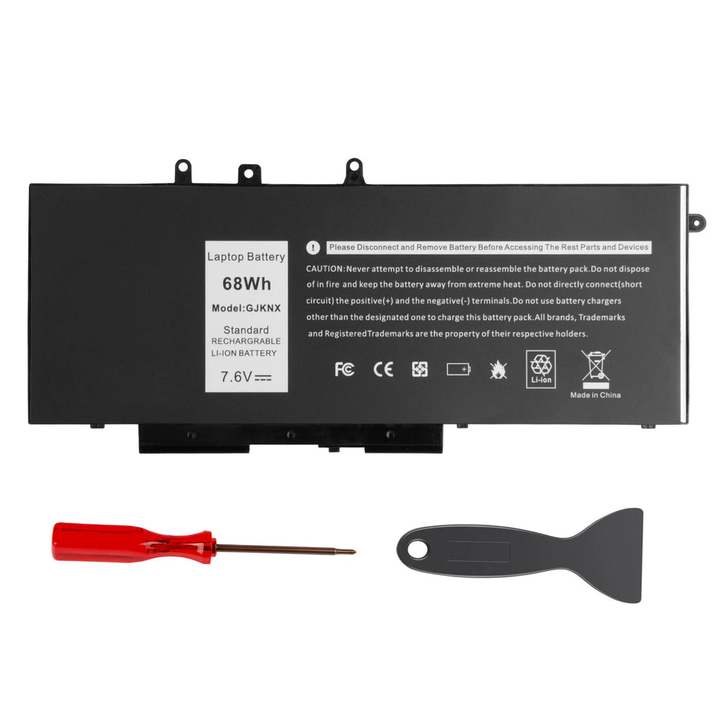 GJKNX Battery For Dell Latitude 5480 5580 5280 5490 5491 5580 5590 5591 Notebook