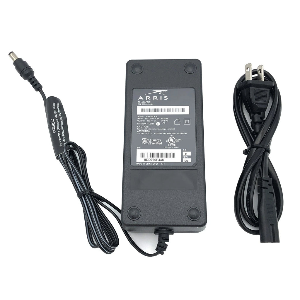 NEW Genuine Arris ADP-36LR A AC Power Supply Adapter 236-0362050 36W 12V 3A