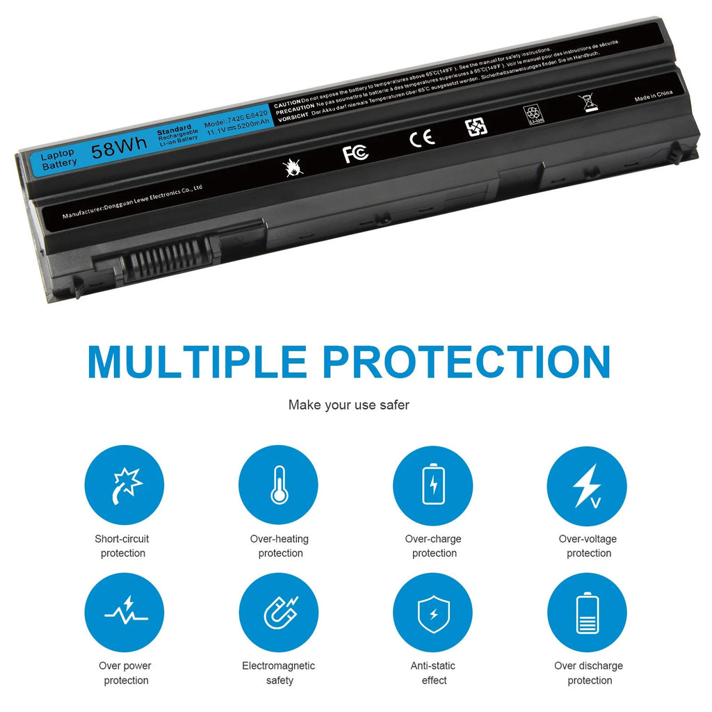 E6540 T54FJ Battery for Dell Latitude E6440 E5430 E5520 E5530 E6420 E6430 E6520