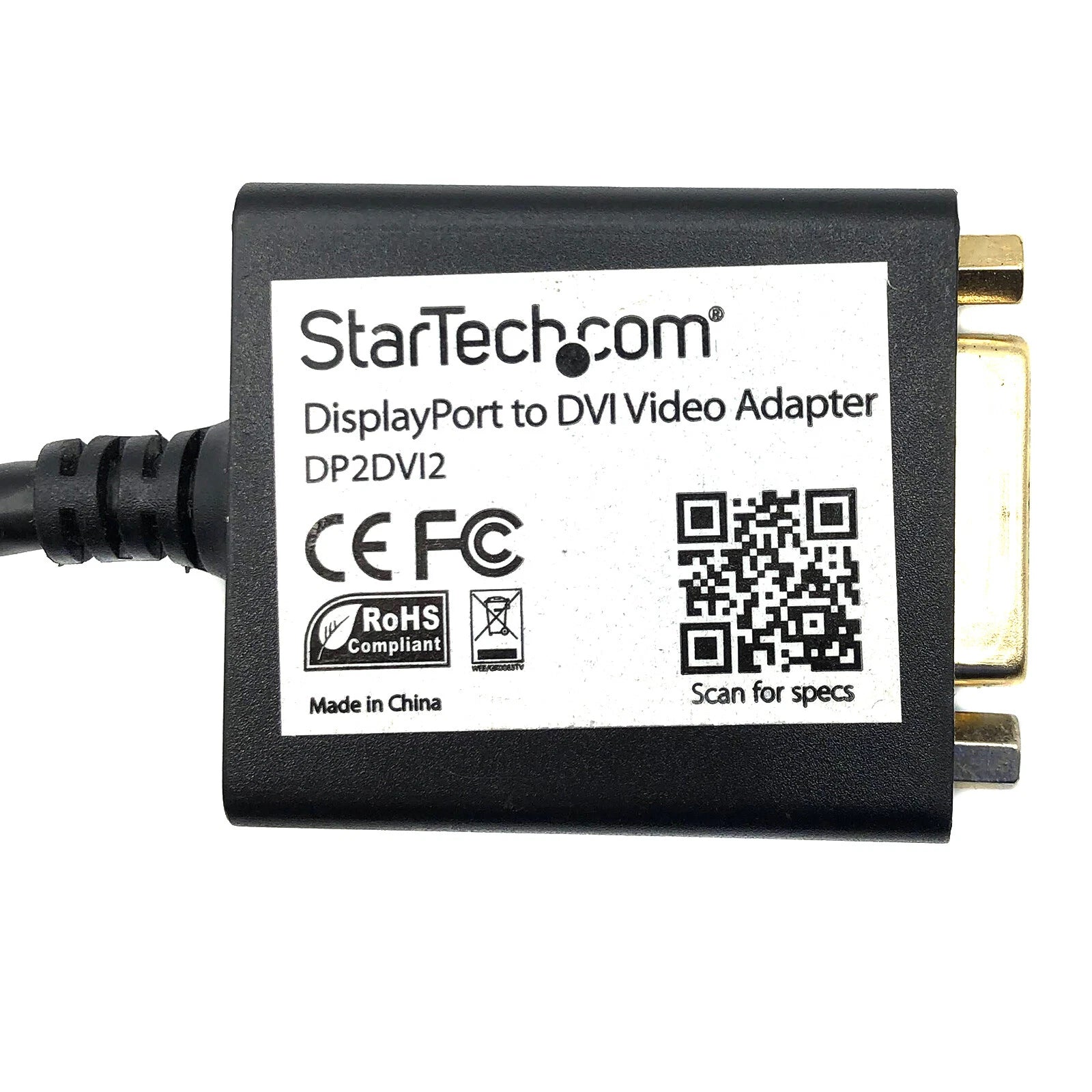 NEW Original StarTech DisplayPort To DVI for Asus VS247H-P LED LCD Monitor
