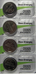 4 Pcs New Energy CR2025 DL2025 ECR2025 3 Volt Lithium Button Cell Battery