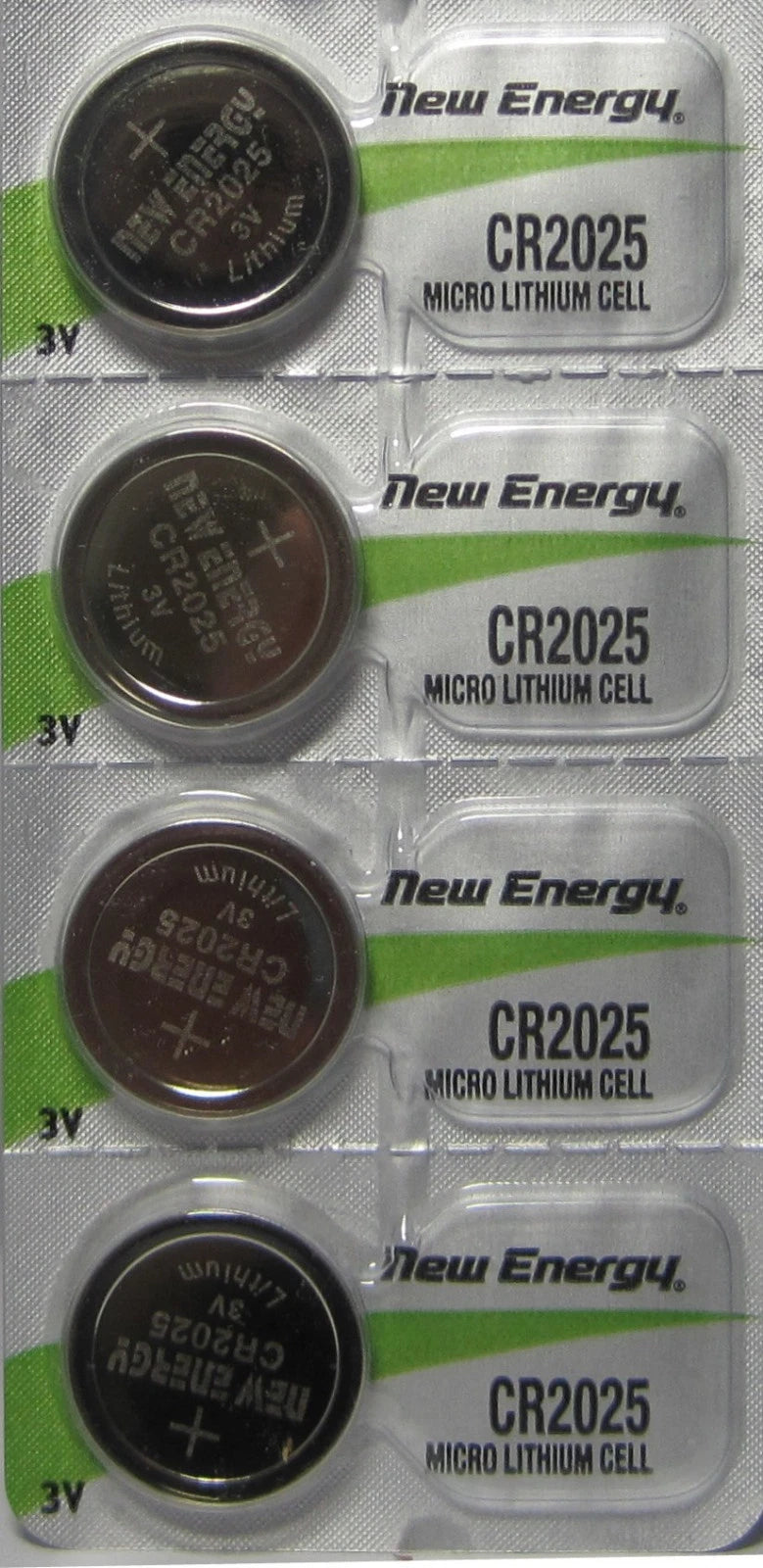 4 Pcs New Energy CR2025 DL2025 ECR2025 3 Volt Lithium Button Cell Battery