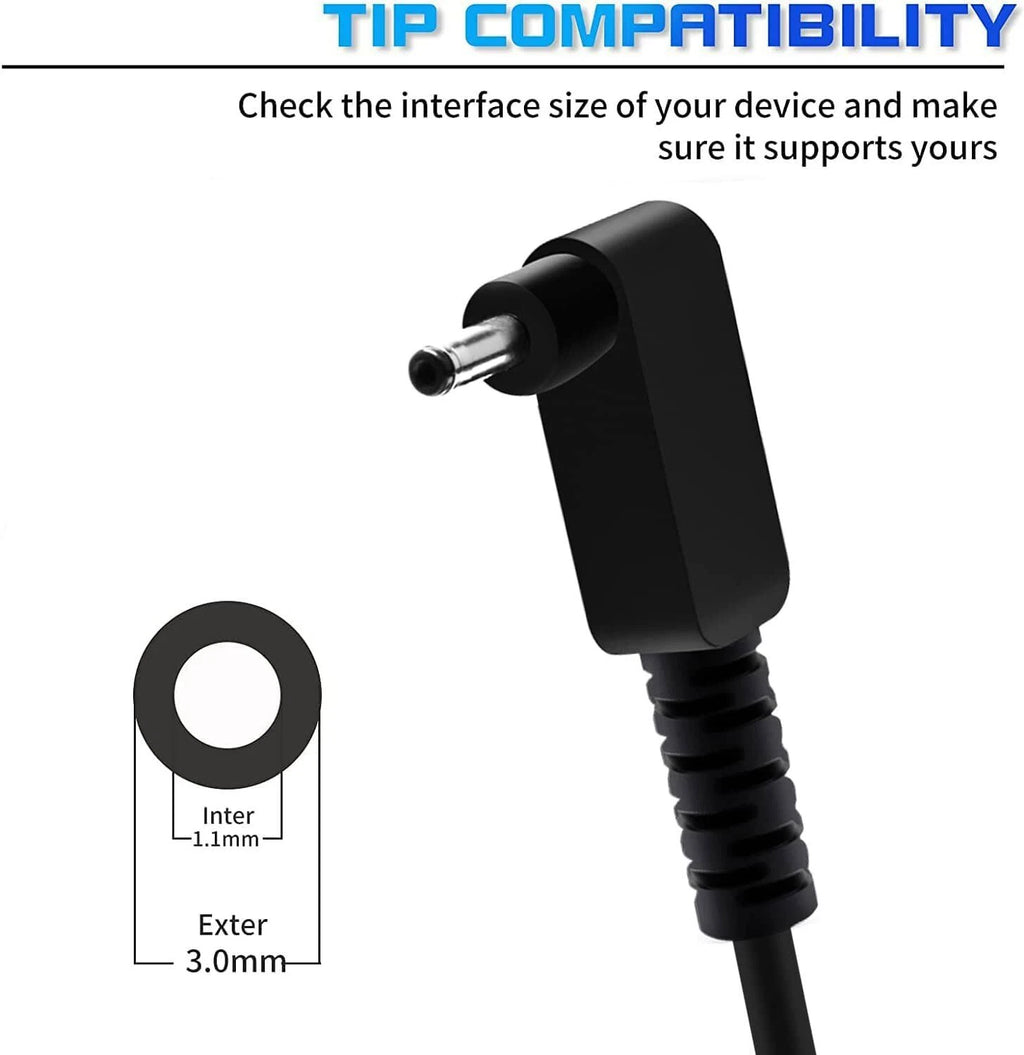 45W 19V 2.37A Laptop Charger Power Ac Adapter For Acer N15Q9 CB3-532 Series