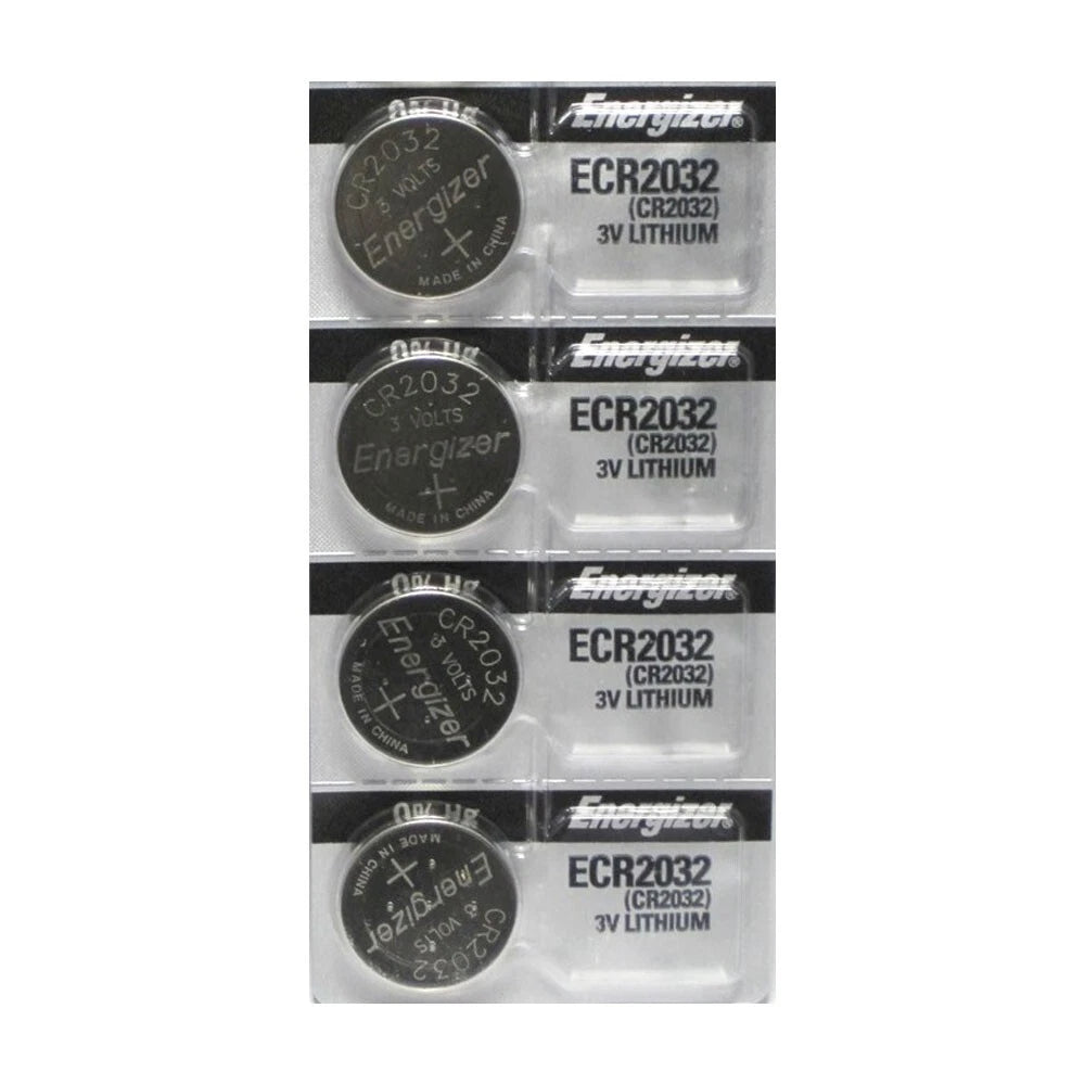 Energizer CR2032 CR 2032 3V Lithium Coin Cell Battery, 4 Pack