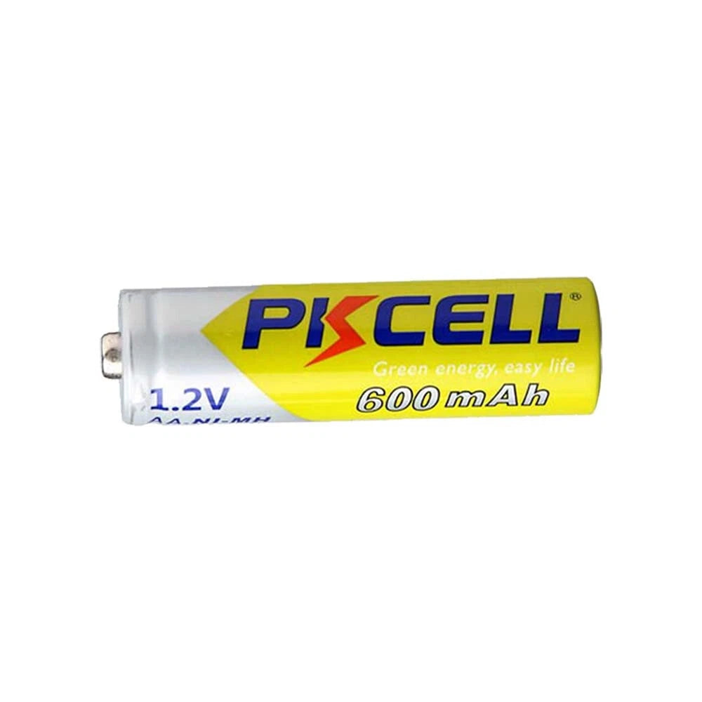 PKCELL AA NIMH 600Mah 1.2V Rechargeable Batteries, 4 Pack