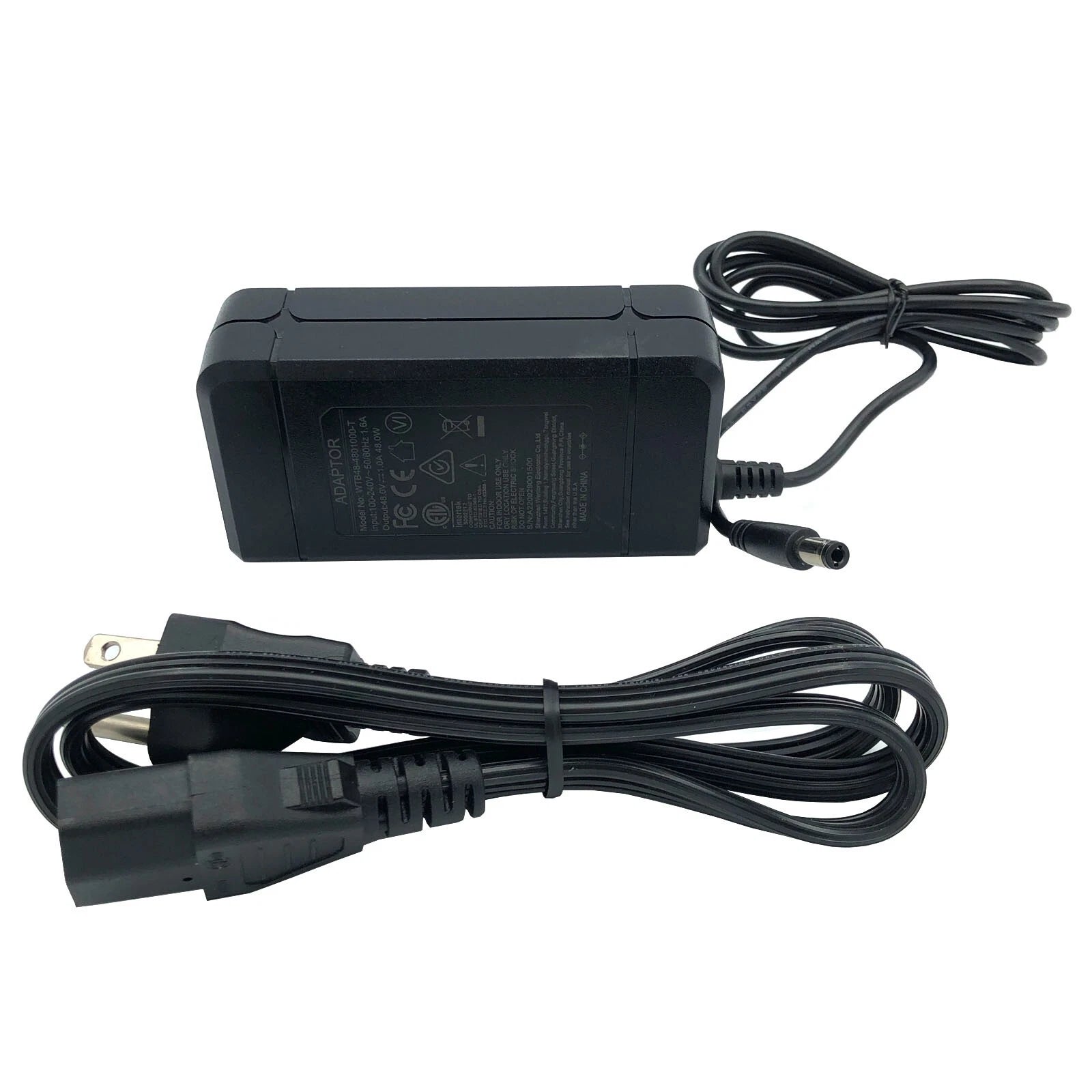 New Genuine Shenzhen 48V 1000mA 1A 48W Power Supply Adapter Charger - 5.5x2.5mm