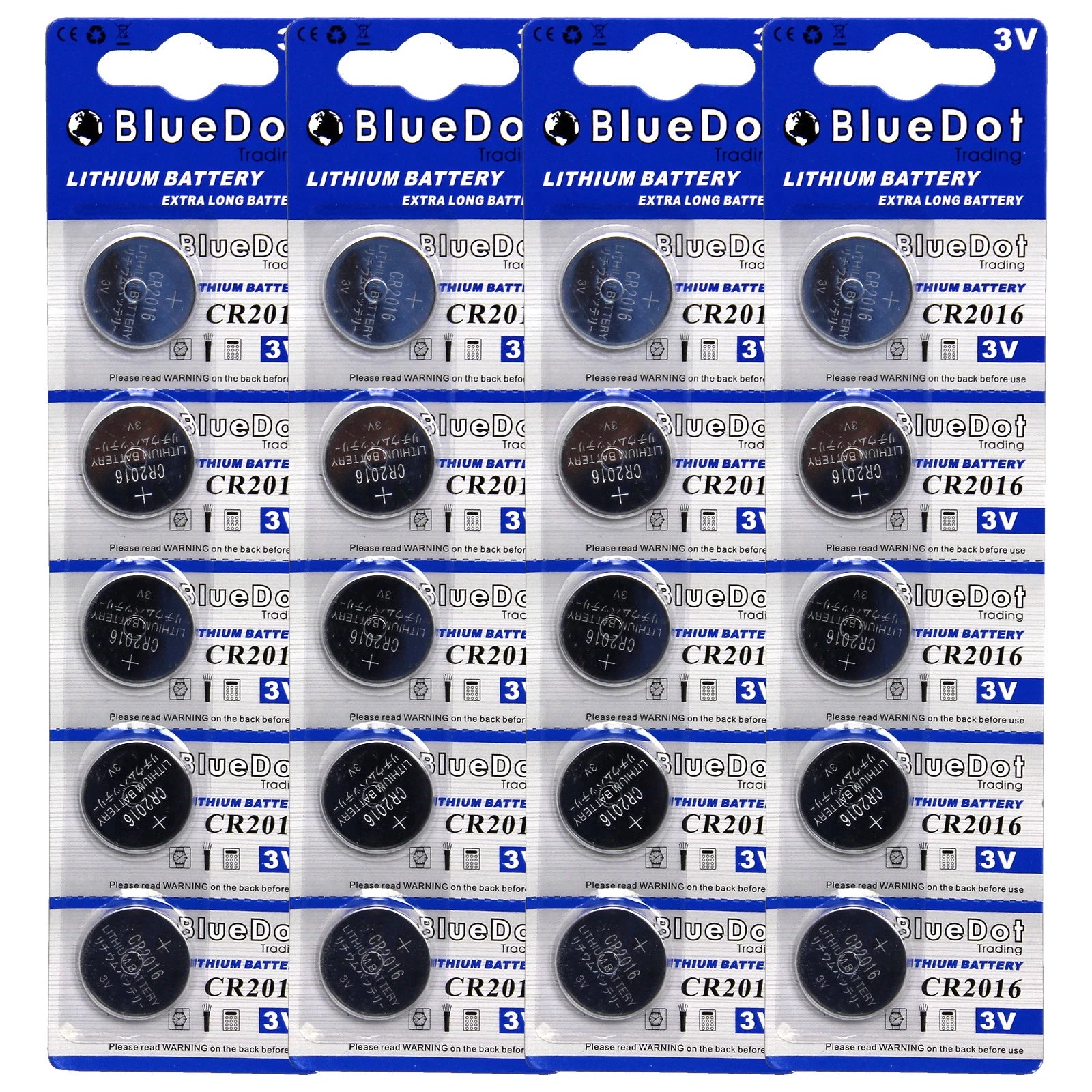 20 PC CR2016 CR 2016 DL2016 208-208 Lithium battery Fast Shipping from San Diego
