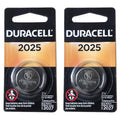 2x Duracell 3V Lithium Coin Battery SB-T14, 5003LC, ECR2025, BR2025, 280-205