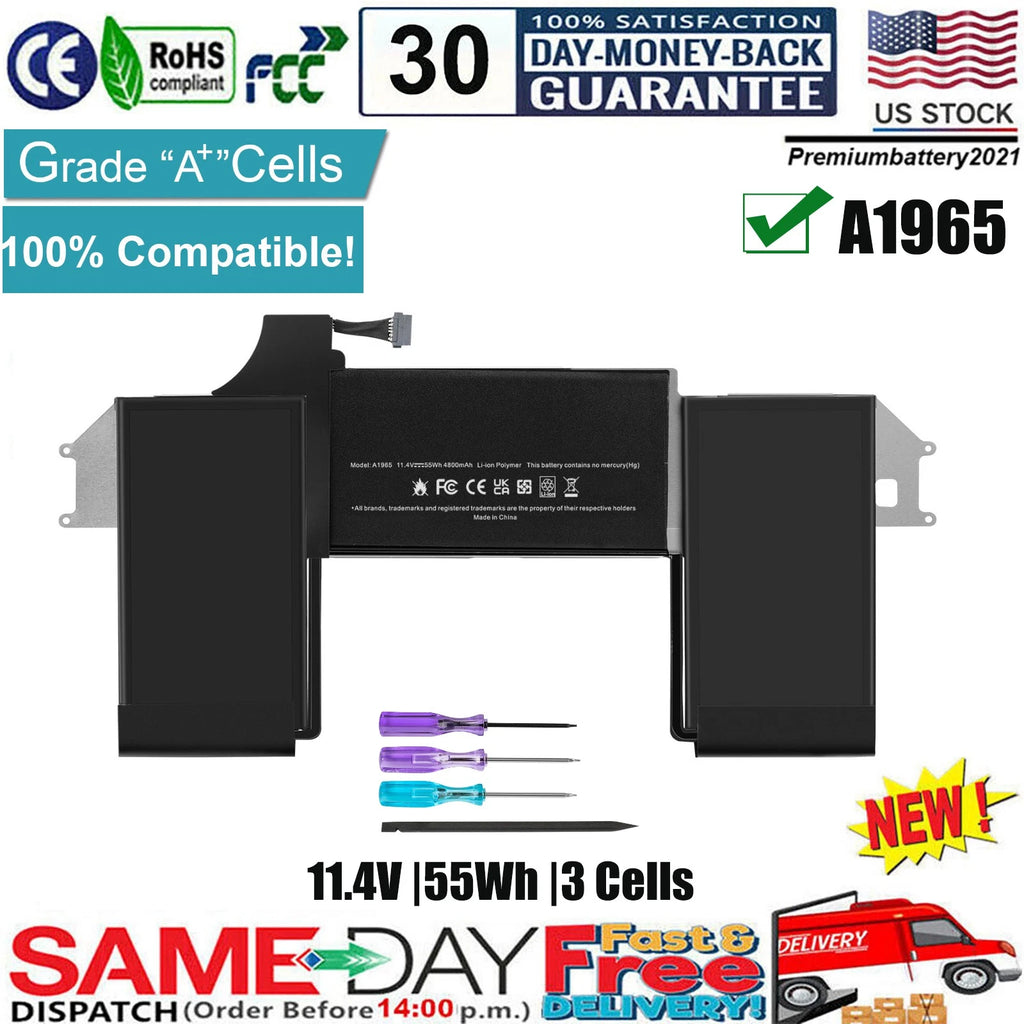 ?New A1965 Battery For Apple MacBook Air 13" A2179 A1932 Early 2020 2018 2019 US