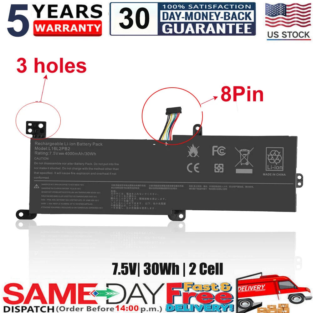 L16C2PB2 L16M2PB1 Battery for Lenovo IdeaPad 320 Series L16L2PB2 L16L2PB1 Laptop