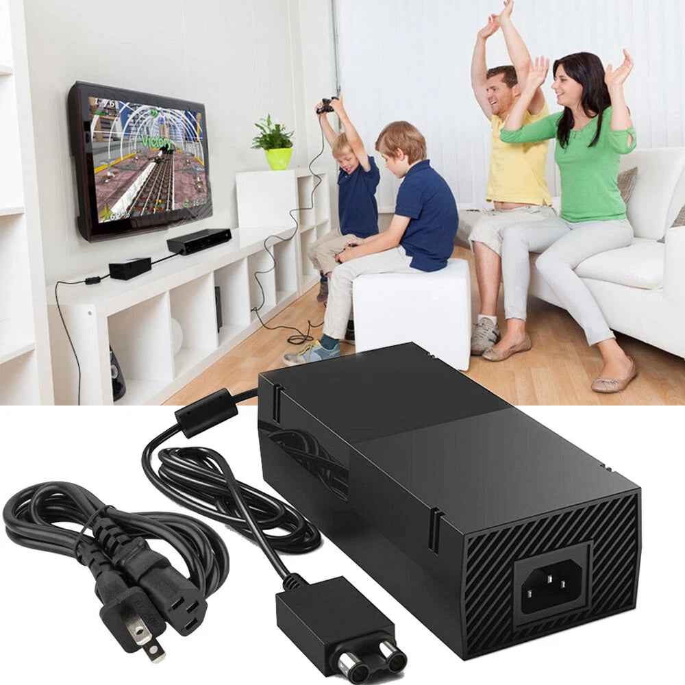 Power Supply Brick AC Adapter Cord Charger Replacement for xBox one with Cable
