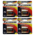 4 Panasonic CR-P2PA/1B Photo Power CR-P2 Lithium 223 Battery