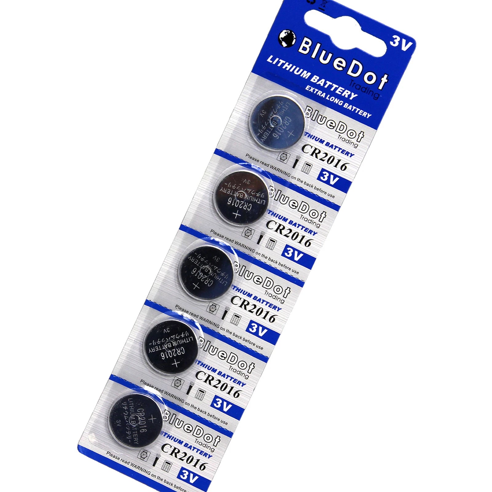 New 5 Lithium Maganese Batteries 3V 3 Volt CR2016 - Quick and Free Shipping