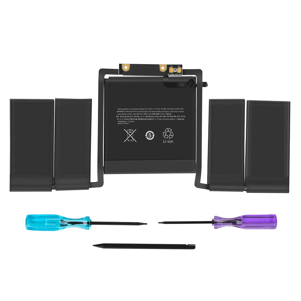 ?A1819 A1706 Battery for MacBook Pro 13" Late 2016 Mid 2017 EMC 3071 3163 42.9WH