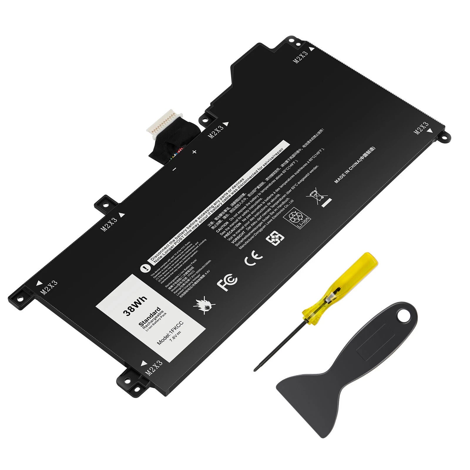 ?New 1FKCC Battery For Dell Latitude 7200 7210 2-IN-1 KWWW4 D9J00 9NTKM Series