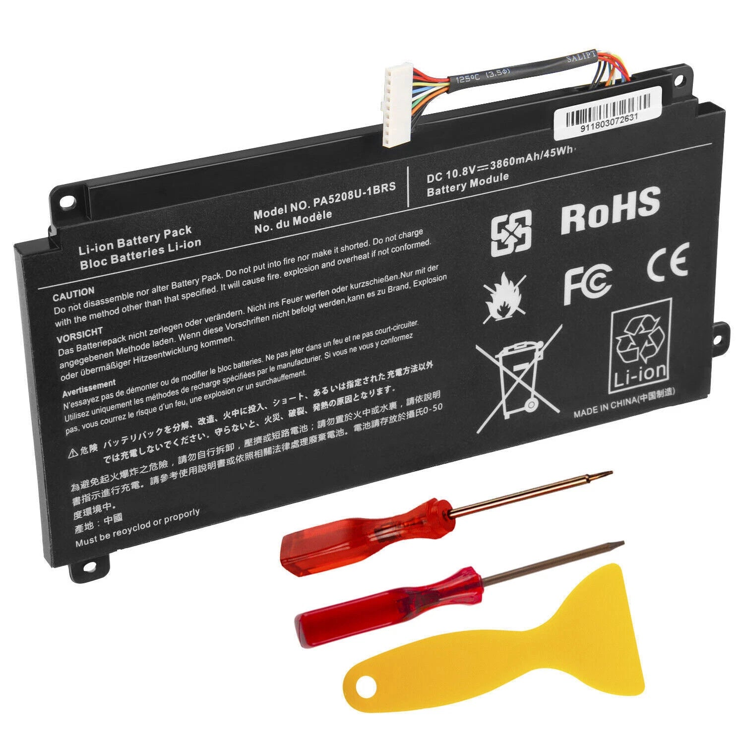 PA5208U-1BRS Battery for Toshiba Chromebook P55W-C5204 C5314 CB30-B3123 3860mAh