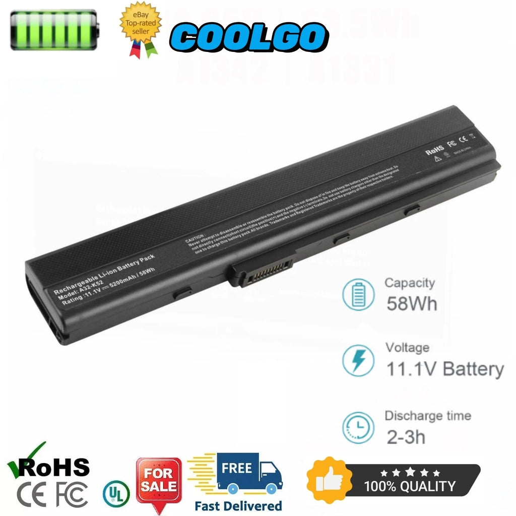 Laptop Battery for ASUS A32-K52 A41-K52 A42-K52 A31-K52 A52F A52J K52F K52J X52F