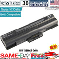 Battery for Sony VAIO PCG-3B4L PCG-3C2L PCG-3C3L PCG-81115L PCG-81214L Black US