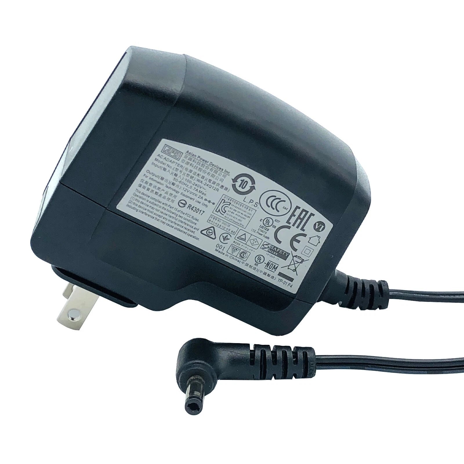 Brand NEW Original APD WA-24Q12R AC Power Adapter 12V 2A Plug-In 24Watt