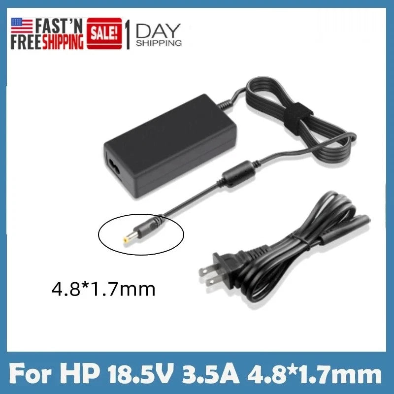 18.5V 3.5A 65W 4.8*1.7MM Adapter Charger For HP Compaq 6720S 500 510 520 530 540