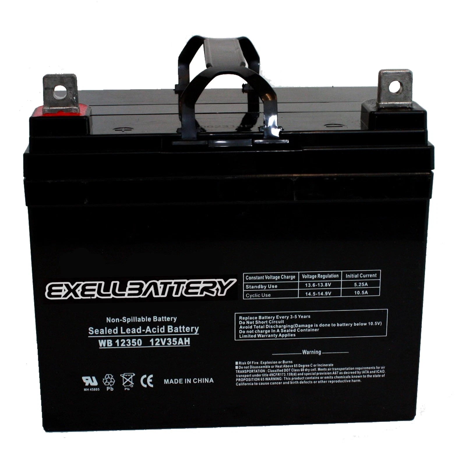 NEW 12V 35Ah Group U1 SLA AGM Wheelchair Mobility Battery UB12350