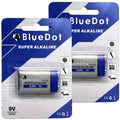 USA SELLER ~ 9 Volt 6F22 6F22X 6LR61 Super Alkaline Battery 9V ~ Free Ship QTY 2