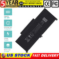 F3YGT Battery for Dell Latitude 7000 7480 7490 Series DM3WC 2X39G KG7VF 60Wh